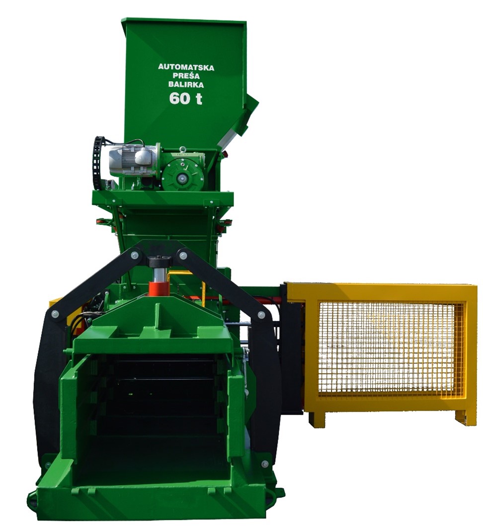 Automatic baler press