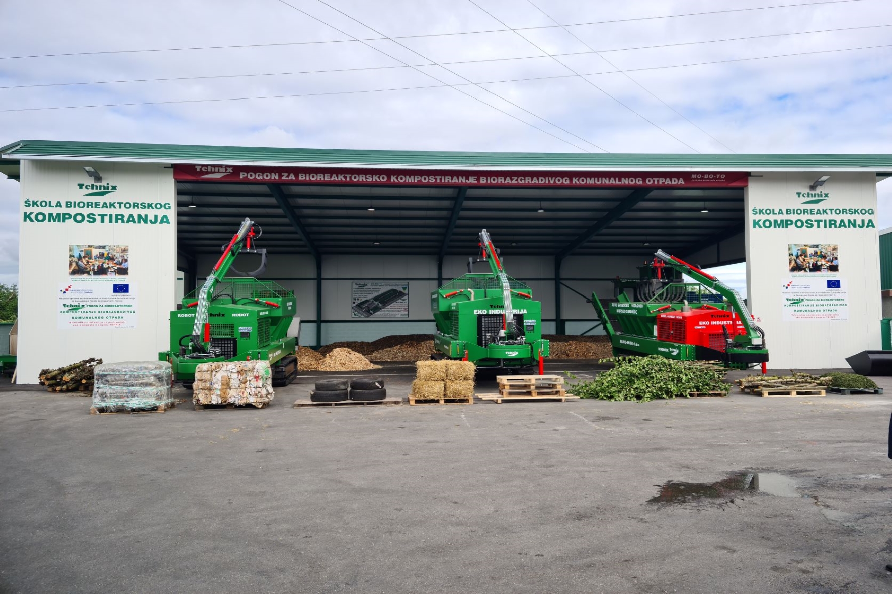 Compost roto-shredder