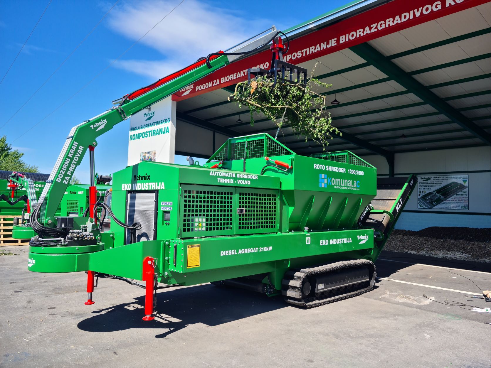 Compost roto-shredder